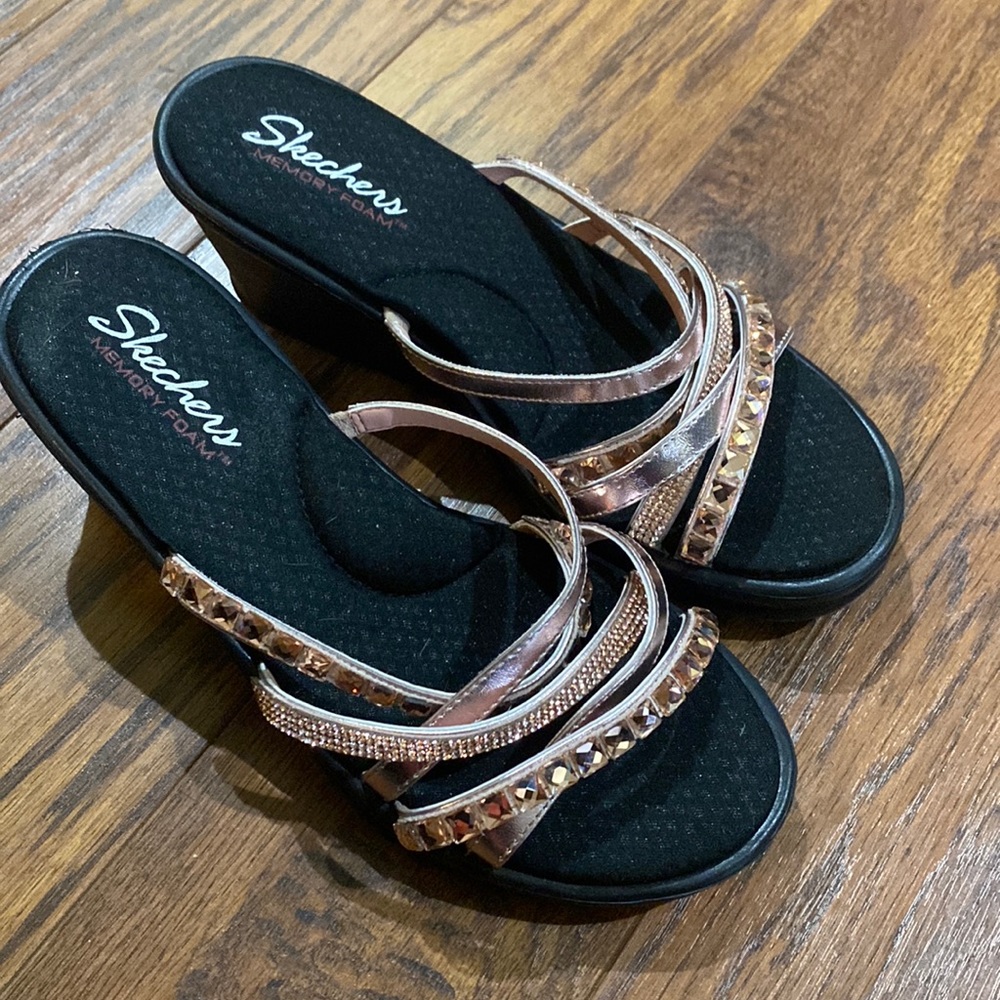 Sketchers Memory Foam Wedges, Womens Size 9
